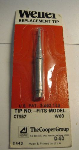 Weller W60 Series Soldering Iron Screwdriver Tip 3/32&#034; CT5B7 NIB