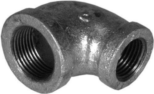 Aviditi 93087 1-1/2-Inch x 1-1/4-Inch Galvanized Fitting with Reducing 90-Degree