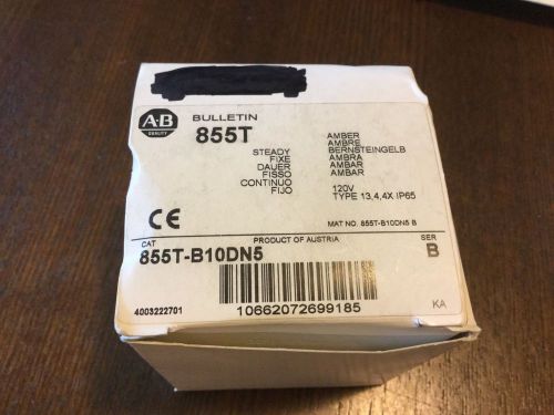 NIB ALLEN BRADLEY 855T-B10DN5 855TB10DN5 STACK LIGHT NEW