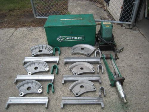 GREENLEE 882  882CB HYDRAULIC PIPE BENDER WITH  975 PUMP 1-1/4&#034; - 2&#034; EMT RIGID