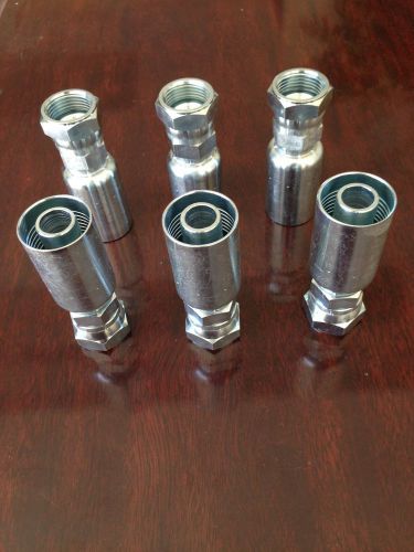 12u-612 weatherhead coll-o-crimp hose fitting, interchange style fjx-12-12, 6 pc for sale