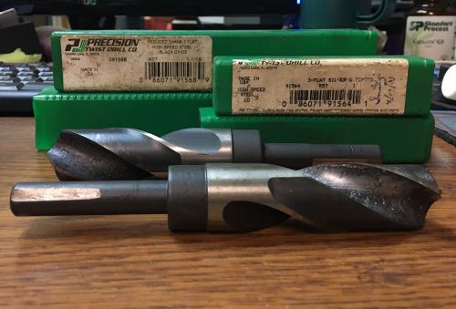 Used Precision Drill Bits 091568 &amp; 091564 - Good Condition