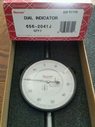 Starrett 656-2041J long  Range Dial Indicator 2&#034; Range. 001 reading.