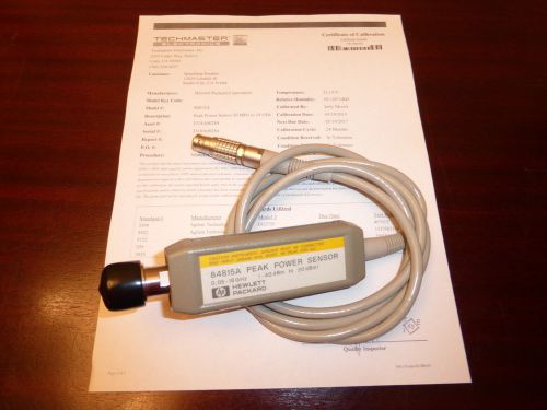 Agilent / hp 84815a peak power sensor, 20 mhz to 18 ghz for 8990, 8991, 8992 for sale