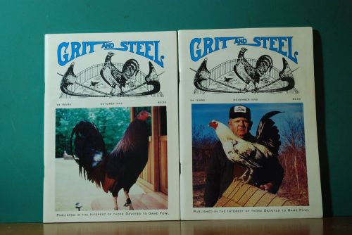 Vintage 1992 Gamefowl - Old Collectible Book - Oct. &amp; Nov.  magazine