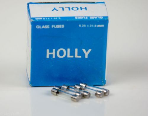 10 X 0.25A GLASS FUSE CARTRIDGE 6.35 X 31.8 mm, 5 X 0.250 mA GLASS FUSE