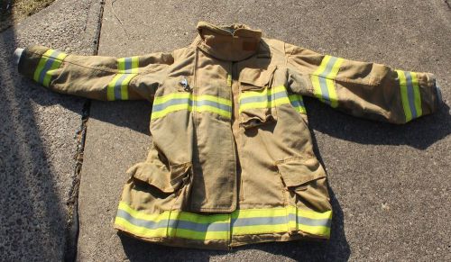 Securitex Firefighter Bunker Gear Turn Out Gear Fire Coat - Size 40T - Basofil