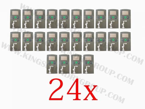 24 Pcs Computer Overlay For Huebsch 300DRG Dryer  Part # 70136101. Lot Of 24