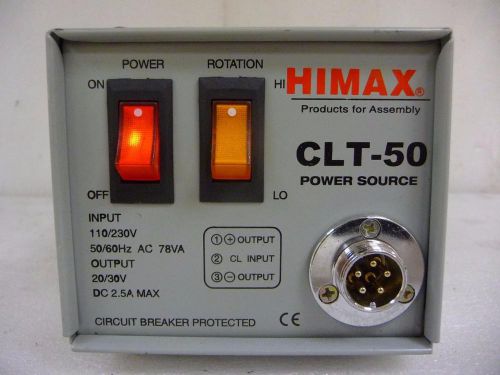 Himax clt-50 power supply for cl series torque screwdrivers for sale