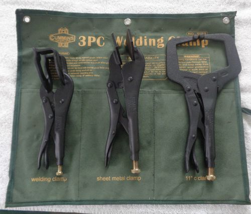 Cummins 3 Piece Welding Clamp Set