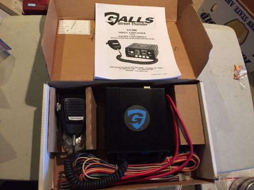 Galls Street Thunder ST280 Siren Amplifier With Light Control - New In Open Box
