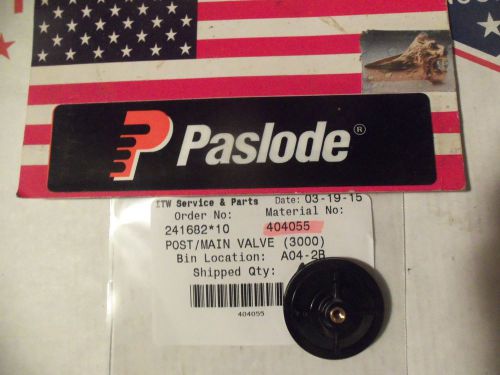 &#034;Genuine&#034; Paslode Part #  404055  POST/MAIN VALVE (3000)