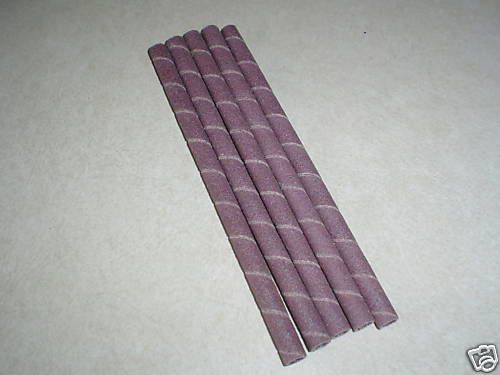 1/4&#034; x 6&#034; 80 grit spiral bands (5 pak)