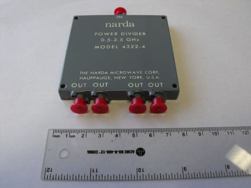 NARDA 4322-4 Power Divider 4-way 0.5 - 2.5GHz