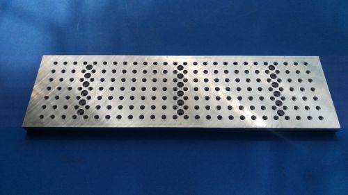 BLEM fixture plate 4&#034;x14&#034;x1/2&#034; 10-32 holes mic6 PartB2