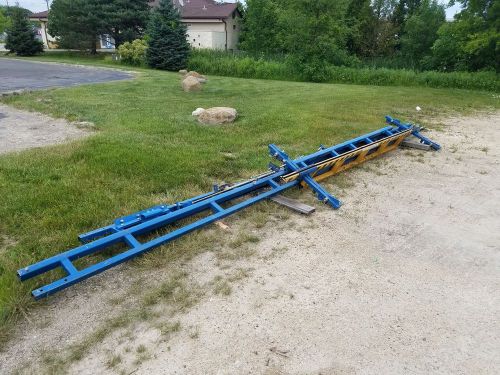 GORBEL 500LB FREE STANDING BRIDGE CRANE SYSTEM 162&#039;&#039; BRIDGE 23&#039; APPROX RUNWAY