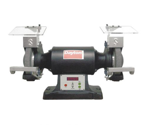 DAYTON 2FDB6 Premium Bench Grinder, 8 In, 1.5HP, Var Spd *PA*