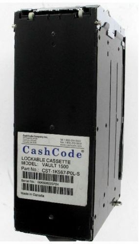 CASH CASSETTE FOR CASHCODE SM backload BILL ACCEPTORS  NEW