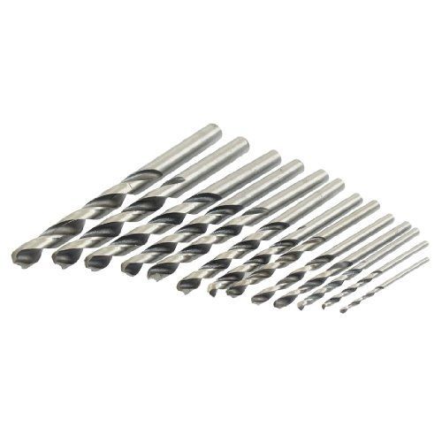 Amico 13 in 1 Straight Shank HSS 1.5mm to 6.5mm Twist Drill Bits Set w Yellow