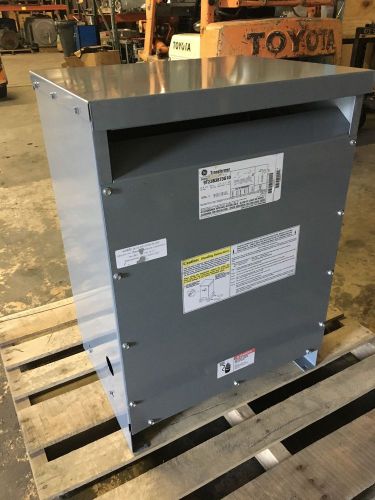 Ge 45 kva 480 delta - 208y/120 9t23b3873g10 3ph dry type transformer 45kva 208 v for sale