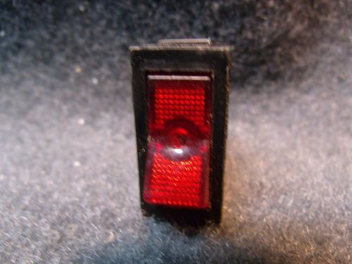 Illuminated Rocker Switch, red