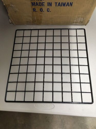 KCF KC Store Fixtures A04108 Mini Grid, 14&#034; x 14&#034;, Black (Pack of 48)