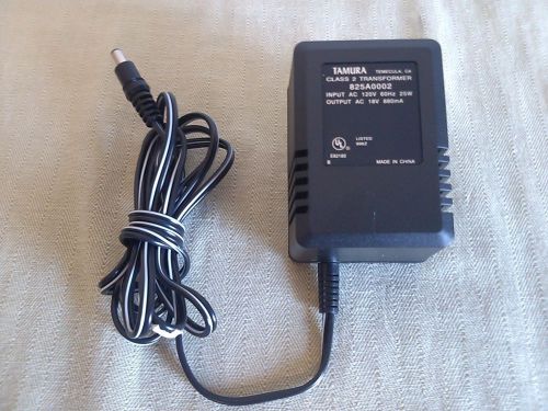 Tamura AC DC Power Supply 825A0002 INPUT !20V 60HZ 25W OUTPUT AC 18V 880ma