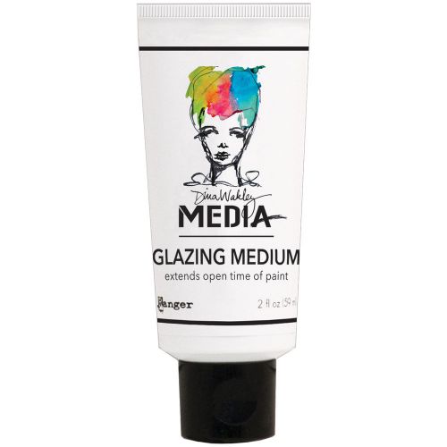 &#034;Dina Wakley Media Glazing Medium 2oz Tube-, Set Of 2&#034;