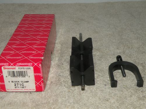 Starrett 271C V-Blocks and Clamp Set