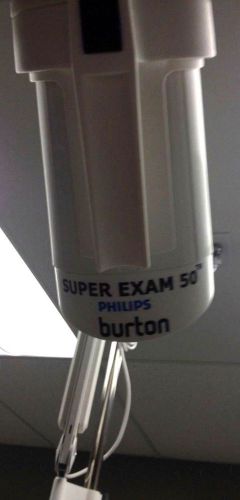 +++new in box+++philips burton super 50 exam light 120v se50sc &amp; ceiling mount for sale