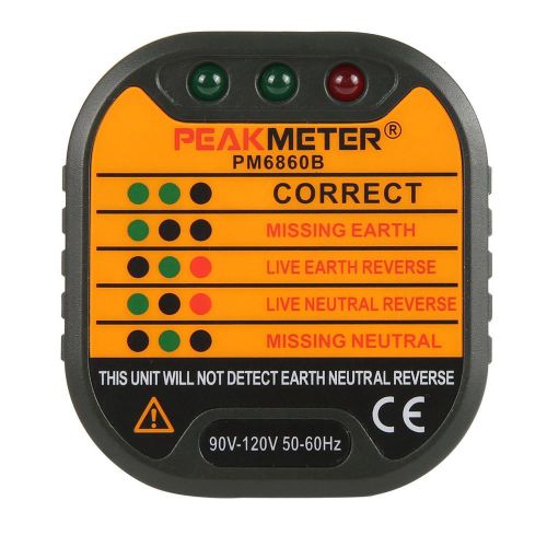 Sockets Janisa PM6860B Power Socket Outlet Tester Automatic Electric Socket Test