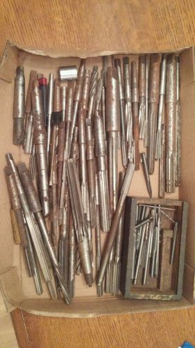Large Reamer LOt ! You Get All  &#034; AS IS&#034;   Machinist Reamers Toolmaker