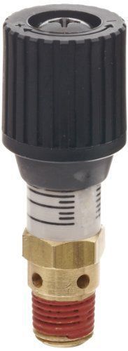 Brass Pressure Relief Valve New 0-100 psi Adjustable Pressure Range 1/4 Male NPT