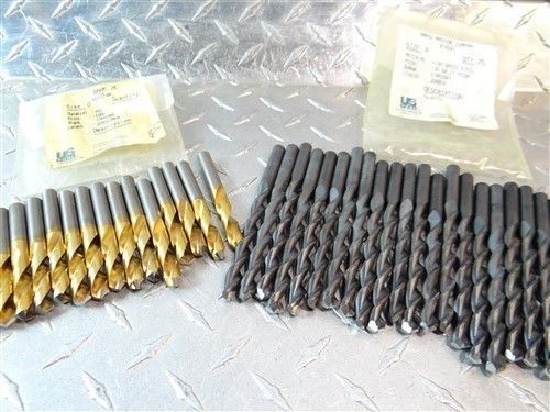 NEW!!! LOT OF 40 HSS STRAIGHT SHANK LETTER DRILLS &#034;P&#034; &amp; &#034;Q&#034; UB SKF BESLY