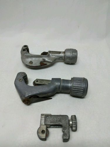 Vintage lot tube pipe cutter imperial eastman hi-duty rigid u.s.a. chicago for sale