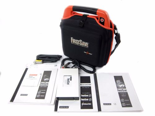 Survivalink firstsave aed training unit 9100 9163-001 (manuals, tape, cables) for sale