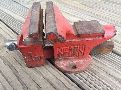 Sears 4 1/2&#034; vise anvil work bench for sale