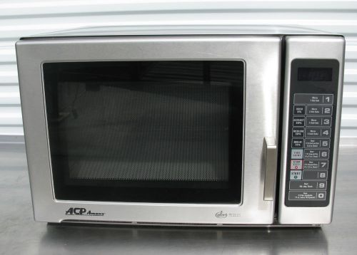 ACP Amana RFS12SW2B 1200W Stainless Steel Commercial Microwave NSF