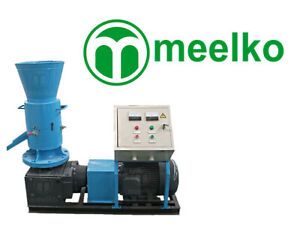 Small Industrial Pellet Mill ROLLER ROTATING 22KW 370 kg/H Pellet Perss