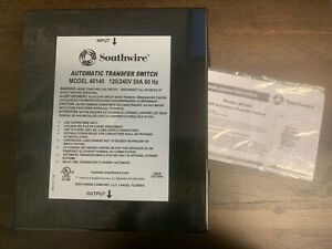 SouthWire Corp. 40140  50A Automatic Transfer Switch 120/124V 50A 60Hz