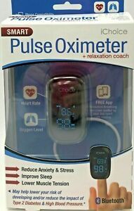 Smart Pulse Oximeter With Relaxation Coach Bluetooth Reduce Anxiety &amp; Stress