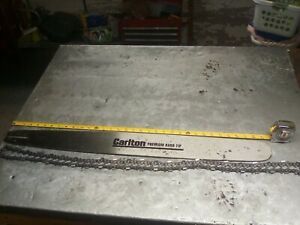 Carlton 30 inch 404 bar and chain great shape