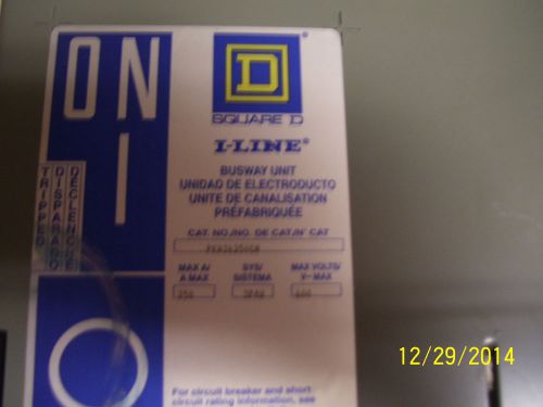 Square d bus plug i-line pka36250gn for sale