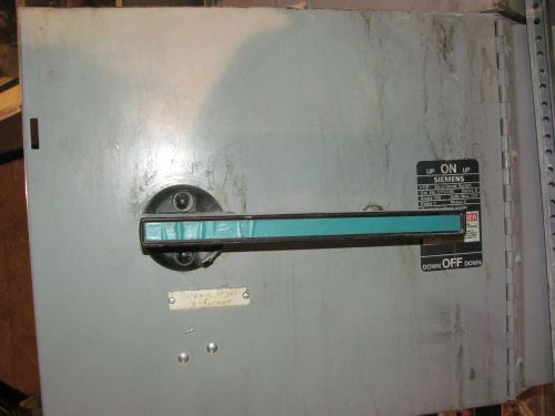 SIEMENS V7H3205 VACU-BREAK SWITCH 400AMP 3POLES (2003)