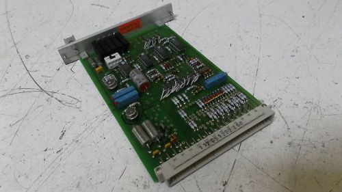 SULZER 112.016.510.2 CIRCUIT BOARD *USED*