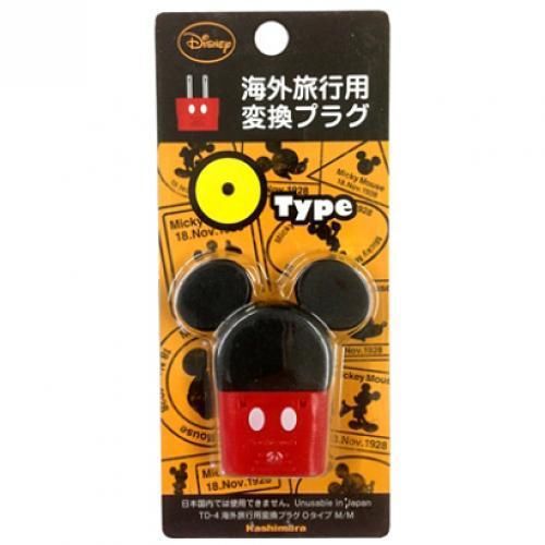 KASHIMURA TD-4 Universal Conversion Plug Mickey Mouse O to A Japan