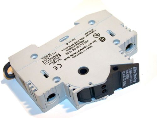 Allen bradley 1 pole fuse holder 600v 30a w/ light 1492-fb1c30-l for sale