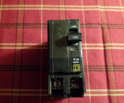 Square D  QO2100 QO Double Pole Circuit Breaker-100A 2P CIRCUIT BREAKER