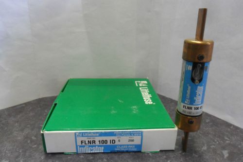 New lot littelfuse flnr 100 id amp fuses bussmann frn r 100 class rk5 250v nib for sale