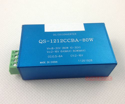 80W DC-DC Converter Step-up Step-down 2-16V output 94% efficiency CC CV